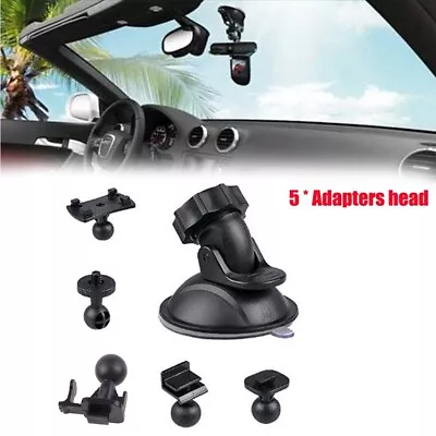 Car Suction Cup Holder For DVR GPS Camcorder 5 Adapter Options Included • £10.52