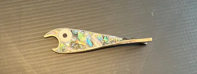 Abalone Inlay Fish Bottle Opener With Alpaca Silver Frame Mexico • $35