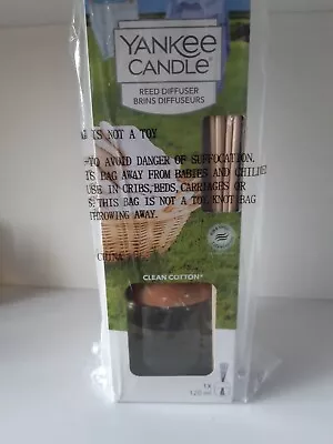 Yankee Candle Clean Cotton Reed Diffusers • £20