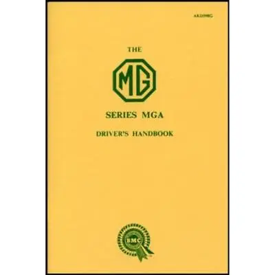 MG MGA Drivers Handbook Operation Maintenance Manual Service • $16.15