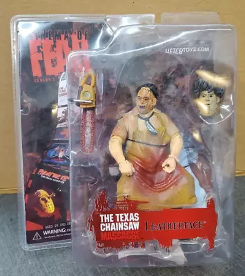 Leatherface Figure Texas Chainsaw Massacre Cinema Of Fear Series 1 Mezco NEW • $65.99