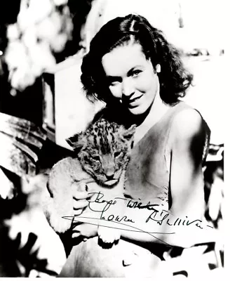 Maureen O'Sullivan Autographed Photo Actress  Tarzan  8x10 (Original) • $114.95