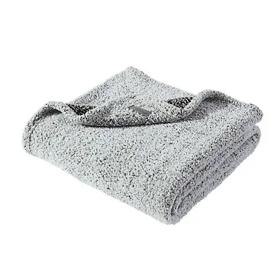 Eddie Bauer Solid Fleece Grey Throw Blanket-50X60 • $7.99