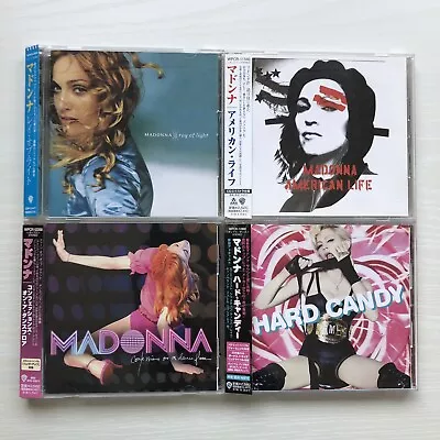 Madonna CD Hard Candy Ray Of Light American Life Set Of 4 CDs Japanese Version • $39.80