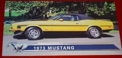 1973 Ford Mustang Convertible 30th Anniversary Promo Card Photo Print Specs • $5.99