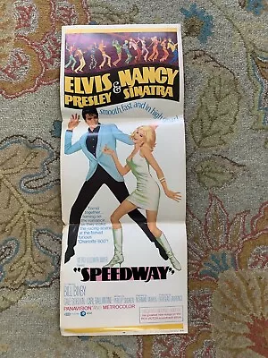 SPEEDWAY Original 1968 36x14 ELVIS PRESLEY/NANCY SINATRA Rare Lithograph READ • $175