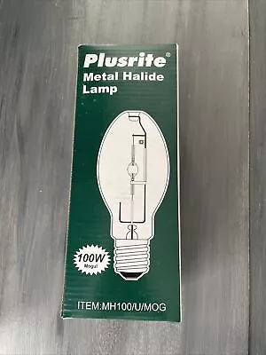 Plusrite Metal Halide Lamp MH100/U/MOG ED28 100W NIB • $18.99