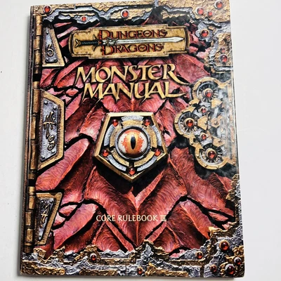 $50 • Buy D&D Monster Manual Core Rulebook III Dungeons & Dragons
