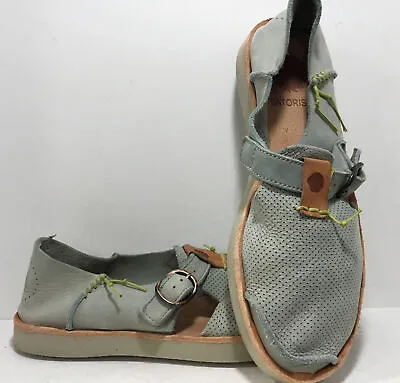 Satorisan Benirras Sundance Perforated Marnie Suede Women’s Shoes Sz 40 Green • $74.99