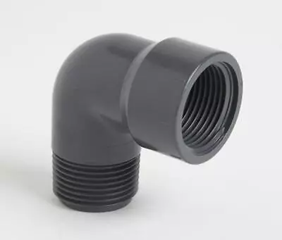 £4.43 • Buy PVC THREADED MALE X FEMALE 90° ELBOW