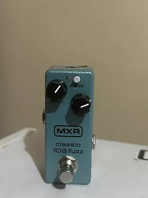 Used Dunlop MXR Mini M296 Classic 108 Fuzz Guitar Effects Pedal • $84.99