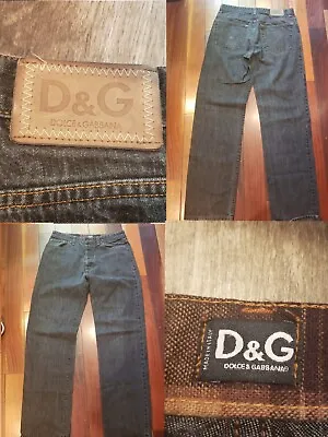 D&G DOLCE & GABBANA Made In ITALY Ittierre Spa Button Fly JEANS Men's Size 34  • $125