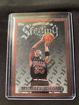 1996-97 Topps Finest Bronze Refractor #50 Michael Jordan • $25.99