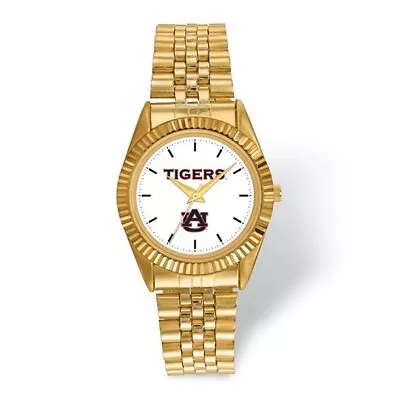 Auburn University Pro Gold-tone Mens Quartz Watch Style AU166 $142.90 • $142.90