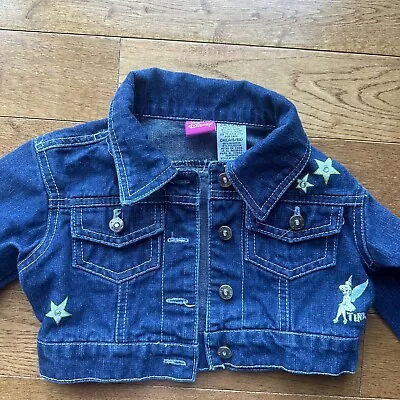 Vintage Disney Tinkerbell Girls Jean Jacket Size (6/6X) • $14.99