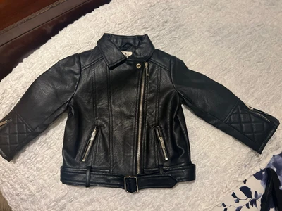 £20 • Buy River Island Mini Girls Faux Leather Jacket 12-18 Months New