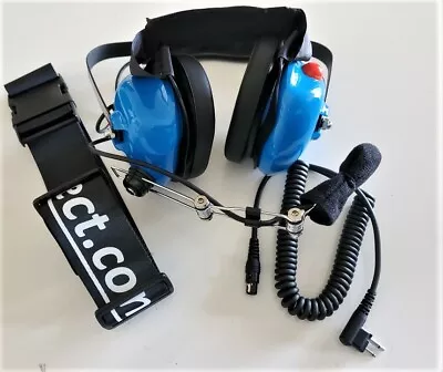 $119.99 • Buy Racing Headset Pro 50 Blue W/motorola 2 Pin Cord Free Belt