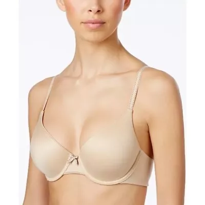 Maidenform Comfort Devotion T-shirt Shaping Underwire Bra In Beige - 36B • £11.57