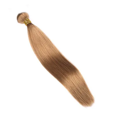 9A Remy Straight Honey Blonde #27 Virgin Brazilian Human Hair Weave 1&3 Bundles • $43.19
