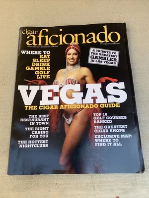 $10 • Buy Cigar Aficionado Magazine April 2006 Vegas Guide Tribute To The Greatest Gambler