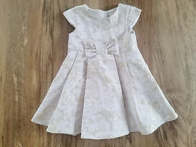 Baby Girls 0-3 Months Special Occasion Dress Wedding Christening Party Very Good • £2.99