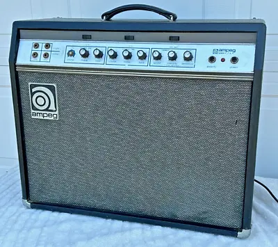 $104.49 • Buy Vintage Ampeg Gemini 12 Tube Amp W/Pedal - Guitar Amplifier C.1965 RARE AMP!