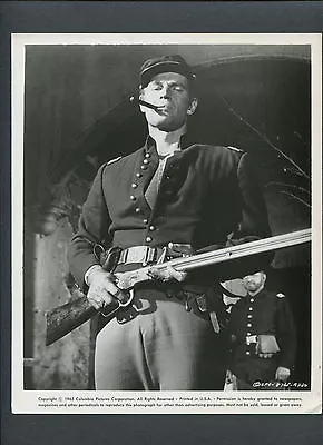 Charlton Heston As Military Officer With Rifle And Cigar - Civil War • $29.95