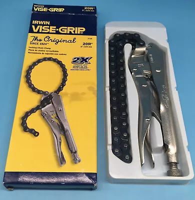 Irwin Vise-Grip 9  Locking Chain Clamp NOS • $49.95