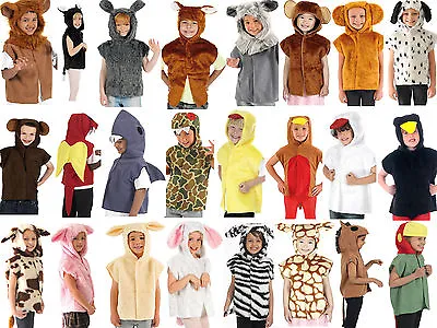 £16.99 • Buy Children’s Kids Boys Girls Zoo Farm Animal Tabard Fancy Dress Up Costume Outfit