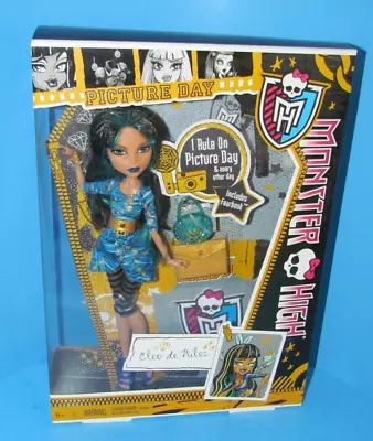 Monster High Picture Day  Cleo De Nile  Doll Complete W/Original Packaging L@@K • $74.99