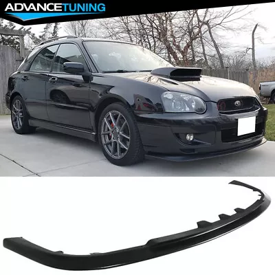 Fits 04-05 Subaru Impreza 4-Door STI Style Unpainted Front Bumper Lip Spoiler PP • $74.99