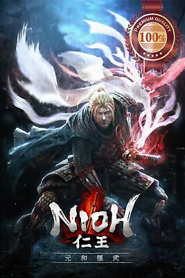 Nioh Ninja Original Action Video Game Wall Art Print Premium Poster • $119.95