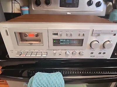 Vintage AKAI GX-M50 3 Head Stereo Cassette Deck Working • $240