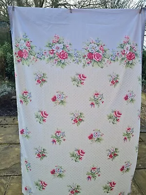 V & A Floral Rose Simgle Duvet Cover Pretty Vintage • £29.99