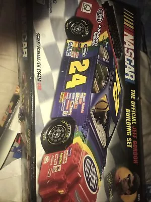 1999 Mega Blocks JEFF GORDON #24 DuPont 485 Piece Lego Car NASCAR Set 1/16 Scale • $45