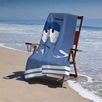 Funny Cartoon Bath Towel Towelie Large Gym Beach Towel Gift For Kids And Adults • £14.74