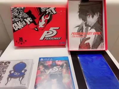 PS4 Persona 5 20th Anniversary Limited Edition Soundtrack CD5 Artbook Japan • $71.61