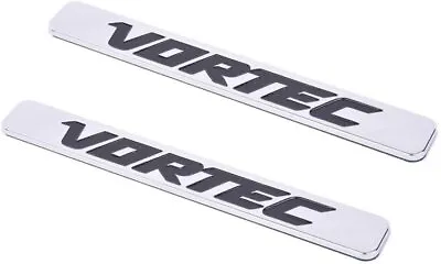 2x Vortec Emblems Badges For  2500hd Truck Sierra Silverado Chrome • $12.74