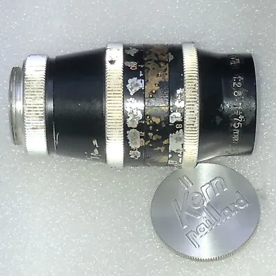 Kern Paillad Yvar AR 75 Mm F 2.8 Lens In Bolex C Mount. • $119.99