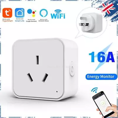 1-4x Tuya WiFi / Zigbee 16A Smart AU Socket Plug Voice Control For Alexa Google • $32.77