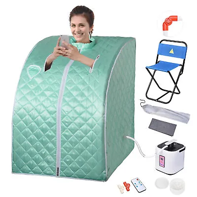 2L Folding Home Steam Sauna Spa Portable Tent Detox Body Slim Weight Loss Bath • $89.90