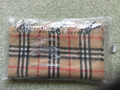 £41 • Buy Burberry Of London…..brand New…nova Check Cashmere/wool Scarf.