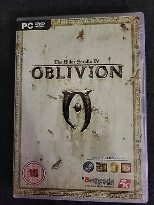 THE ELDER SCROLLS IV OBLIVION PC GAME - COMPLETE WITH MANUAL - Windows XP • £3.99