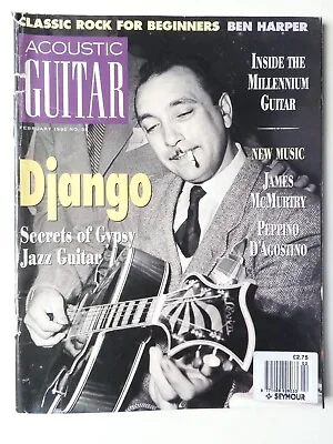 £4.99 • Buy Acoustic Guitar Magazine #38  - February 1996  Django Reinhardt James McMurtry +