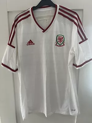 Wales 2014 Away Football Shirt Adidas Size Large • £24.99