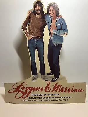 Loggins And Messina Best Of Friends Promo Cardboard Cutout Display 19” In Vtg • $225