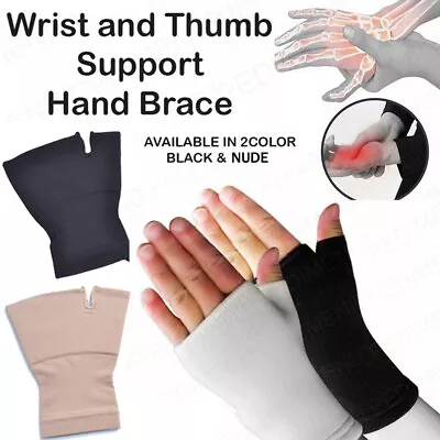 £3.95 • Buy Compression Arthritis Gloves Wrist Support Joint Pain Relief (1PC) Thumb Band