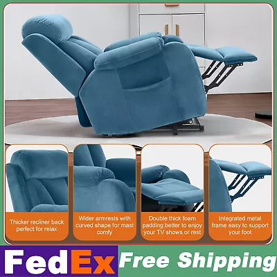 Electric Power Recliner Theater Lazy Reclining Chair For Living Room Bedroom • $359.99