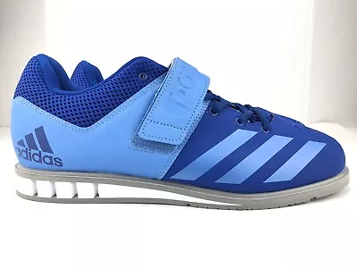 Adidas Powerlift 3 Shoes Weightlifting Gym & Training Royal Blue Mens Size 12.5 • $45