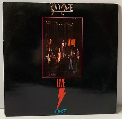 Sad Cafe / Live In Concert / 12 Inch Lp Album Vinyl Record Vintage 1981 • £15